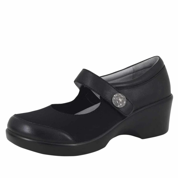 Alegria Maya Black Mary Jane  arch support loafers sz. 40 office career neutral - Picture 1 of 6